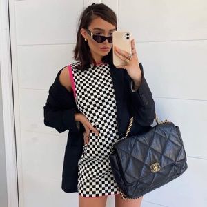 Zara Plaid Checkered Mini Dress